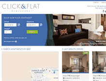 Tablet Screenshot of clickandflat.com